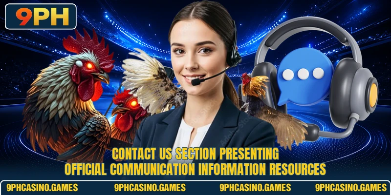 Contact Us section presenting official communication information resources