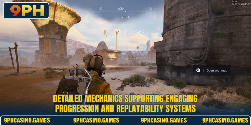 Detailed mechanics supporting engaging progression and replayability systems