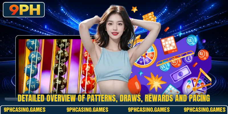 Detailed overview of patterns, draws, rewards and pacing