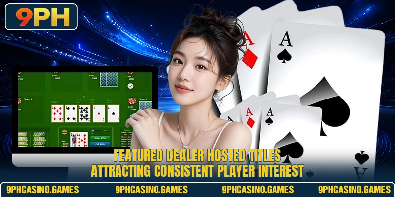 Featured dealer hosted titles attracting consistent player interest