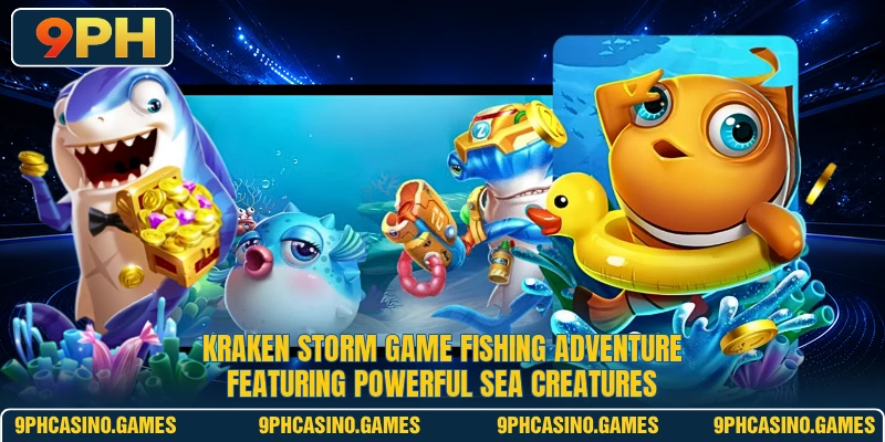 Kraken Storm Game fishing adventure featuring powerful sea creatures