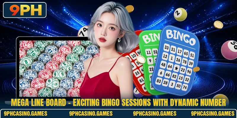 Mega Line Board - Exciting Bingo Sessions With Dynamic Number