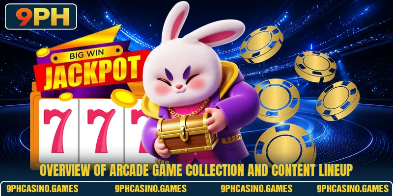 Overview of Arcade game collection and content lineup