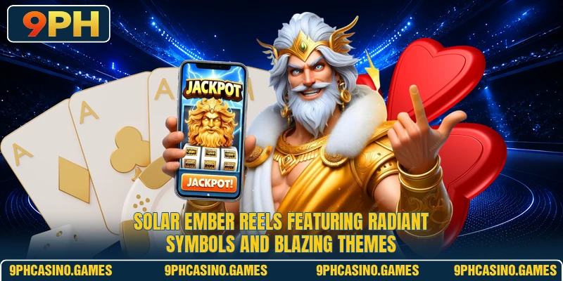 Solar Ember Reels featuring radiant symbols and blazing themes